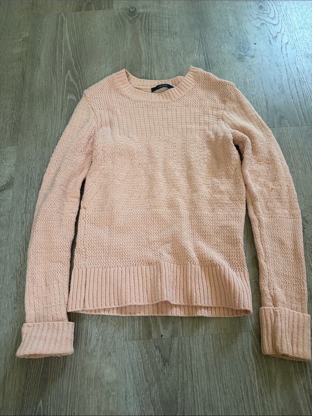 Women's Crewneck Sweater - Blush Pink